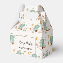 Elegant Boho Flicka Clothes Baby Shower Presentaskar