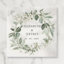 Elegant Boho Greenery Eucalyptus Bröllop