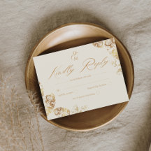 Elegant Boho | Guld Autumn Bröllop