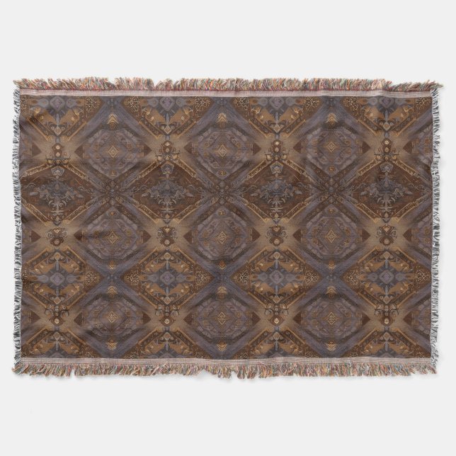Elegant Boho Mysigt Morsdagspresent för Hem Inredn Filt (Framsidan)