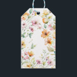Elegant Boho Orange Rosa Watercolor Wildblommor Presentetikett<br><div class="desc">Romantisk söt boho-blommor. Perfekt för vår, sommar- eller fallhändelser. Vackra målarter för land, boho, trädgård och blommigt tillfälle. Om du vill börja ändra namn och händelseinformation klickar du på "Anpassa den här mallen" och redigerar ordalydelsen i mallrutorna. Om du vill komma åt det mer avancerade redigeringsprogrammet kan du rulla ned...</div>