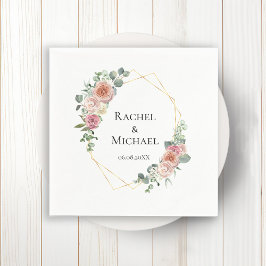 Elegant Boho Pastel   Pappersservett