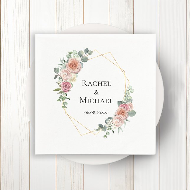 Elegant Boho Pastel   Pappersservett (Skapare uppladdad)