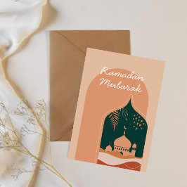 Elegant Boho Ramadan Mubarak Card Inbjudningar