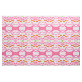 Elegant Boho Rosa Tie Dye Mönster Tyg