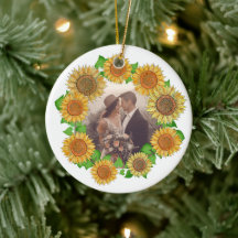 Elegant Boho Solros Rustic Personlig Bröllop