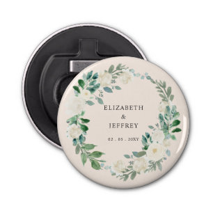 Elegant Boho Sommar Vår Elfenbenskusten Blommigt B Flasköppnare