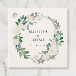 Elegant Boho Sommar Vår Elfenbenskusten Blommigt B Gåvor Etiketter