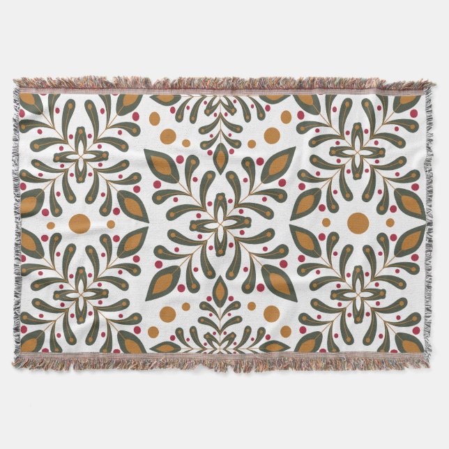 Elegant Boho Throw Blanket Filt (Framsidan)