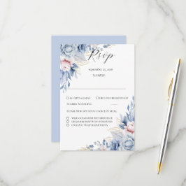 elegant Boho-vildblomma bröllop RSVP OSA Kort