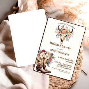 Elegant Boho Western CowboyMöhippa Inbjudningar