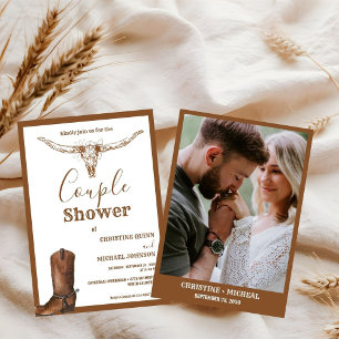 Elegant Boho Western Cowboyshow par Show Inbjudningar