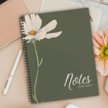 Elegant Boho White Flower Minimum