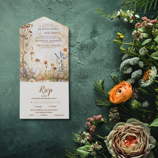 Elegant Boho WildblomBröllop (Skapare uppladdad)