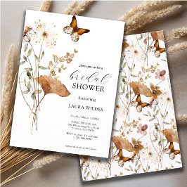 Elegant Boho WildblommMöhippa Inbjudningar