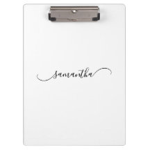 Elegant Böjd Svans Signatur Namn