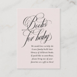 Elegant bokar för barnduschen för rosor i baby tilläggskort
