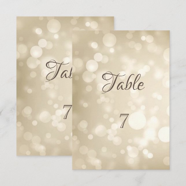 Elegant Bokeh Bord Card Inbjudningar (Fram/baksida)