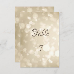 Elegant Bokeh Bord Card Inbjudningar