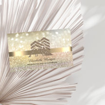 Elegant Bokeh Guld Glitter Tak Hus