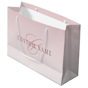 Elegant bokstavsformgivning & Monogram Rose Ombr