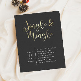 Elegant Bolagsjingle & Mingle Party-inbjudan Inbjudan Vykort