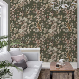 Elegant Bold Botanical Moss Grönt