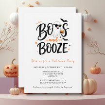 Elegant Boos & Booze Spök Halloweenfest
