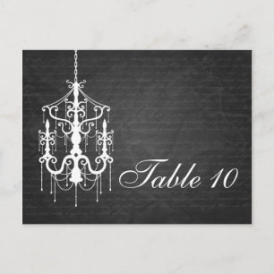 Elegant Bordsnummer Chandelier Black