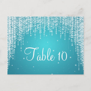 Elegant Bordsnummer Night Dazzle Blue