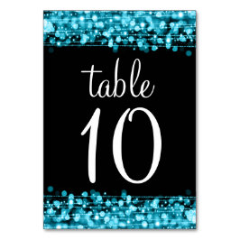 Elegant Bordsnummer Party Sparkles Turcos