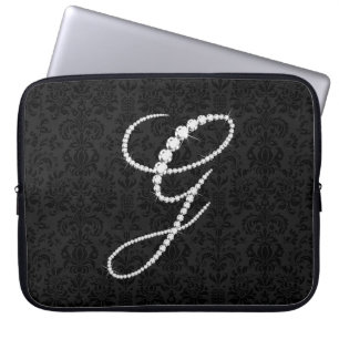 Elegant Börjande G-diamanter - Monogram Laptop Fodral