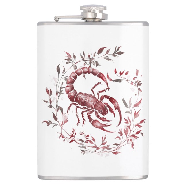 Elegant Boss Girl Scorpio Flask Fickplunta (Framsidan)