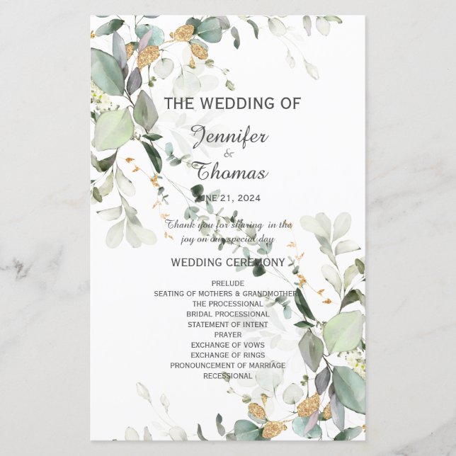 Elegant Botanical Eucalyptus Greenery (Framsida)