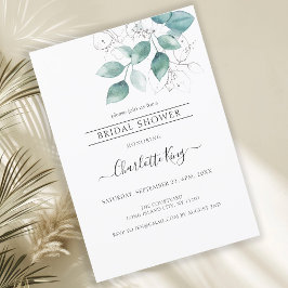 Elegant Botanical Gold Einladung Inbjudningar