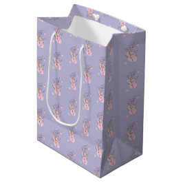Elegant Botanical Line Art Favor Bag
