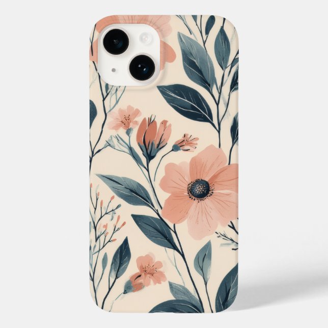 Elegant Botanical Line Art - Minimalist Floral (Baksida)