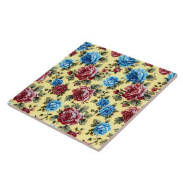 Elegant Botanical Unique Chic Cottagecore  Kakelplatta