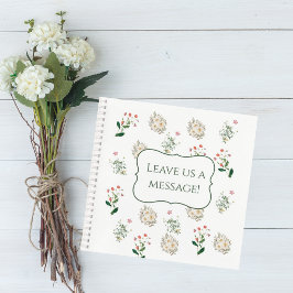 Elegant Botanical Wedding Guest Book