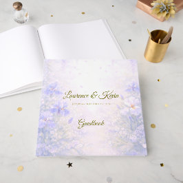 Elegant Botanical Wedding Guestbook Gästböcker