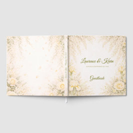 Elegant Botanical Wedding Guestbook Gästböcker