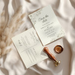 Elegant Botanical Wedding Save the Date Postcard Vykort<br><div class="desc">Announce your special day with this elegant botanical save the date postcard. Featuring delicate floral line art and a timeless minimalist design, this card is perfect for romantic, garden, and modern wedding themes. The postcard format makes it easy to send your wedding announcement while beautifully coordinating with your wedding invitation...</div>