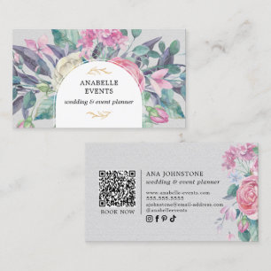 Elegant Botanicals QR-kod Visitkort