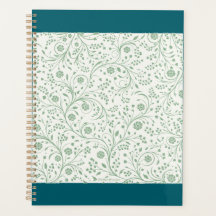 Elegant botanisk blommönster – Minimal natur