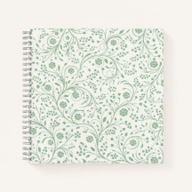 Elegant botanisk blommönster – Minimal natur