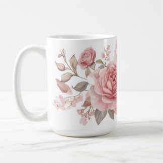 Elegant botanisk doftljus kaffemugg