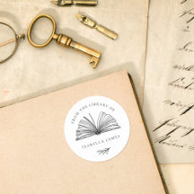 Elegant botanisk från The Library Of anpassat namn