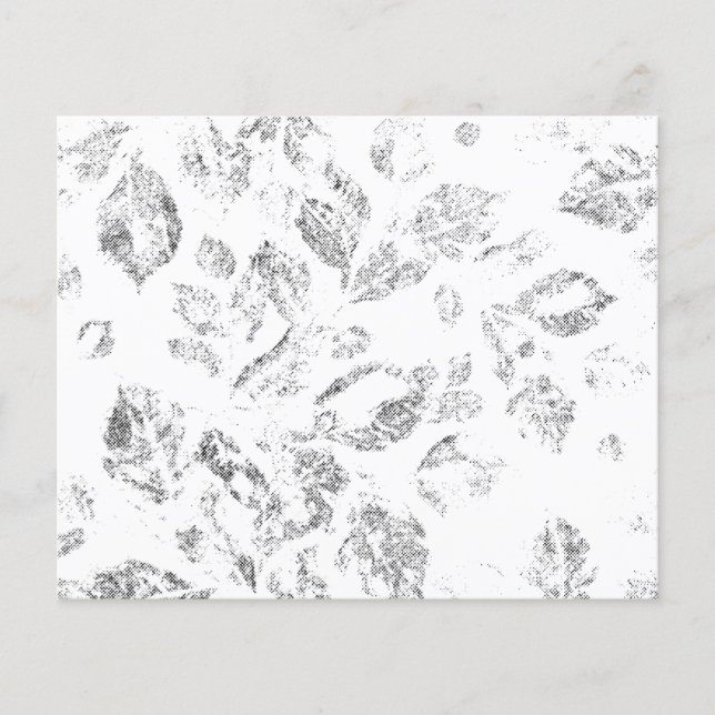 Elegant botanisk hängmappsset flygblad (Framsidan)