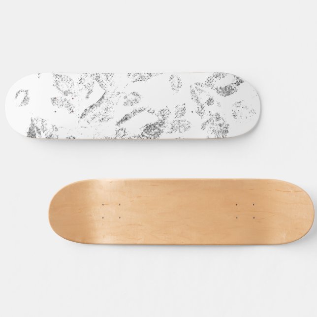 Elegant botanisk hängmappsset mini skateboard bräda 18,5 cm (Horz)