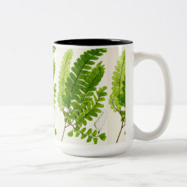 Elegant botanisk kaffemugg med ormbunke – Vintageg
